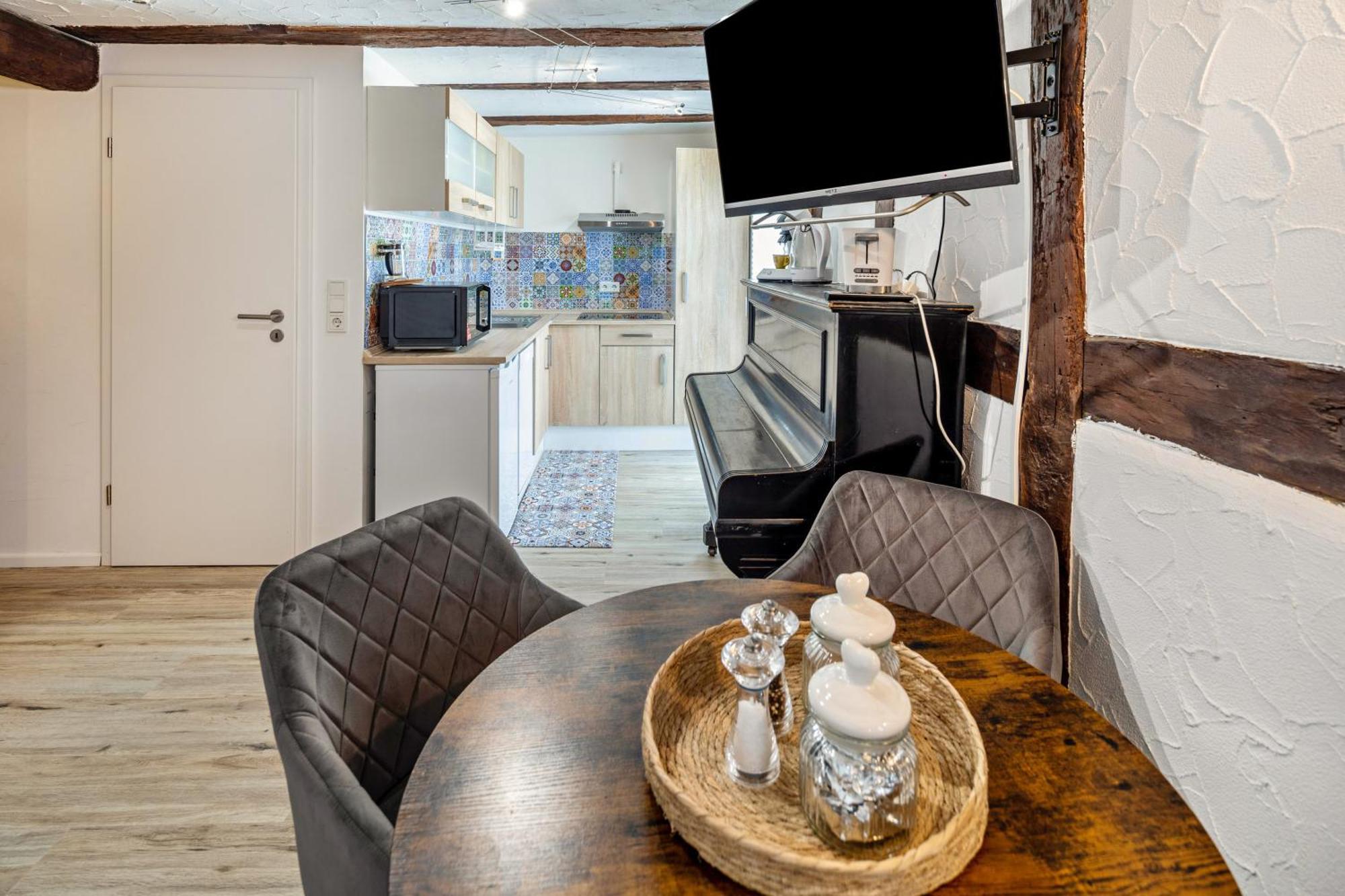 Ferienwohnung Im Fachwerk Alsfeld Exterior foto